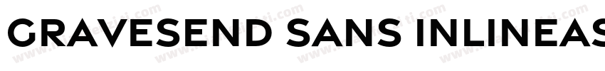 Gravesend Sans InlineAstounderSquar字体转换